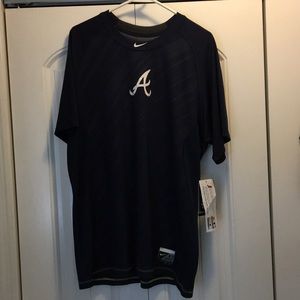 New w/ Tags NIKE Pro Combat Dry Fit Atlanta Braves